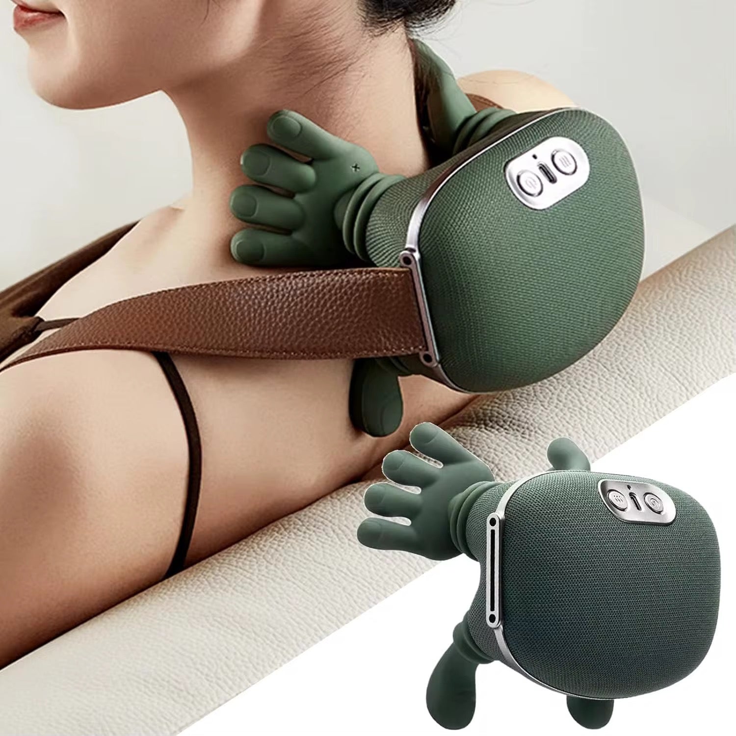 Masseur de cou sans fil chauffant
